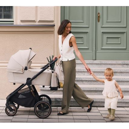 KINDERKRAFT - Kombinētie ratiņi 2in1 NEA 2 bēša