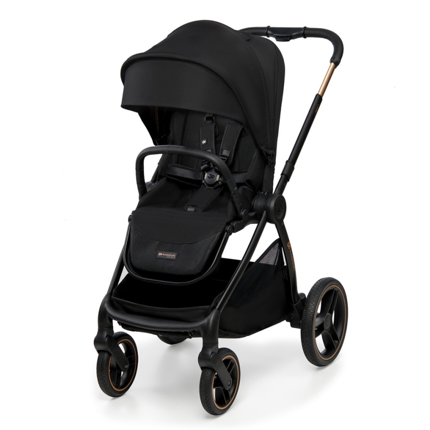 KINDERKRAFT - Kombinētie ratiņi 2in1 NEA 2 Midnight melna