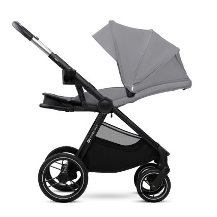 KINDERKRAFT - Kombinētie ratiņi 2in1 NEA 2 Platinum pelēka