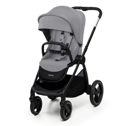 KINDERKRAFT - Kombinētie ratiņi 2in1 NEA 2 Platinum pelēka