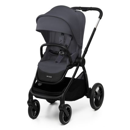 KINDERKRAFT - Kombinētie ratiņi 2in1 NEA 2 Tumši pelēka