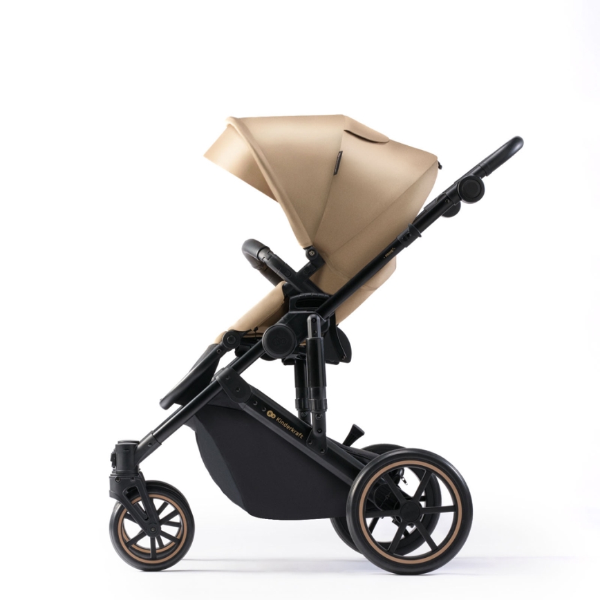 KINDERKRAFT - kombinētie ratiņi 2in1 PRIME 2 bēša