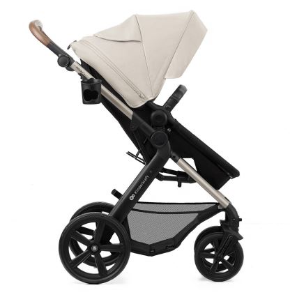 KINDERKRAFT - kombinētie ratiņi 3in1 MOOV 2 Moonlight pelēka + autokrēsls MINK PRO