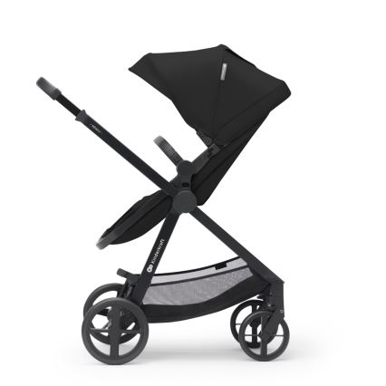 KINDERKRAFT - Kombinētie ratiņi 3in1 NEWLY Klasiska melna  + autokrēsls MINK PRO