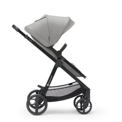 KINDERKRAFT - Kombinētie ratiņi 3in1 NEWLY Moonlight pelēka  + autokrēsls MINK PRO