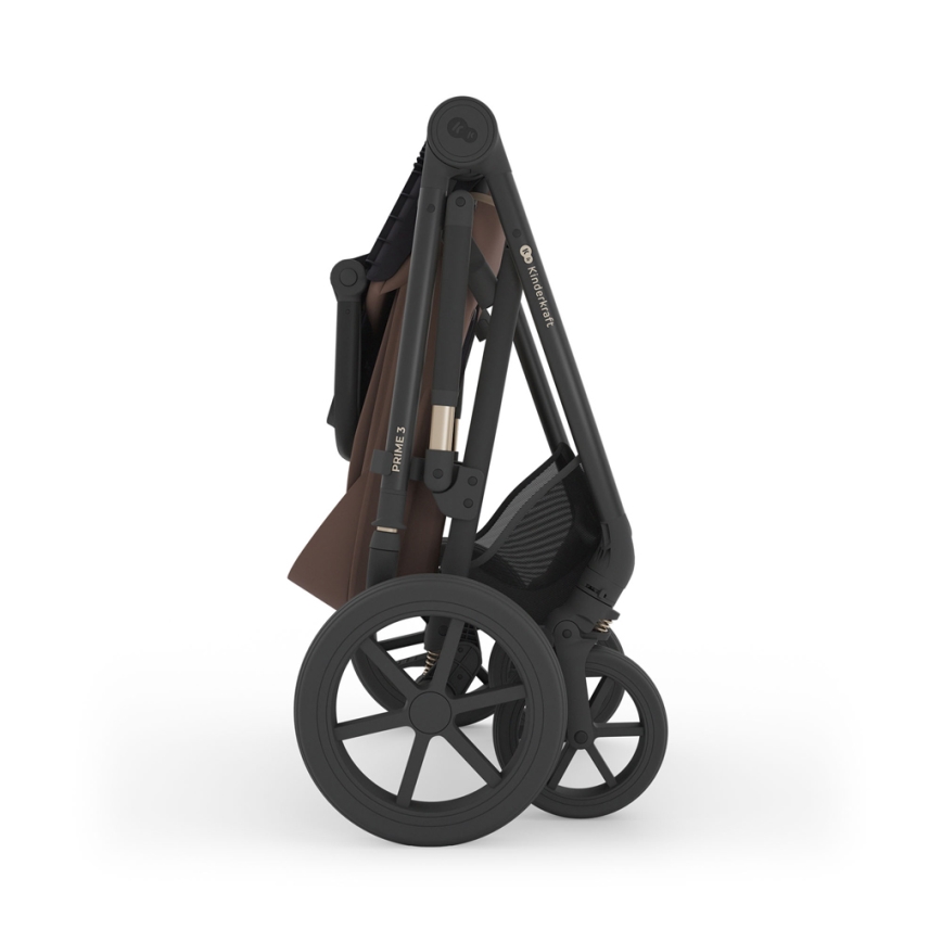KINDERKRAFT - Kombinēts ratiņš 3-1 PRIME 3 Velvet Mocca