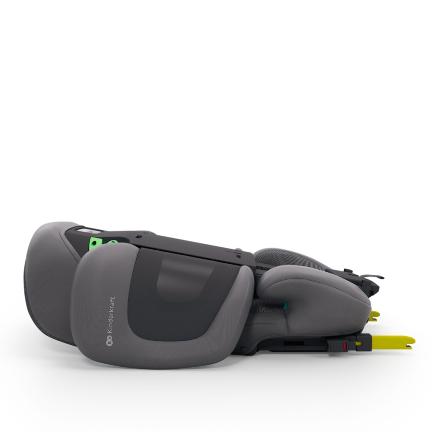 KINDERKRAFT - Salokāms bērnu auto sēdeklis XPAND 2 PRO 100-150 cm pelēks