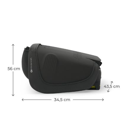 KINDERKRAFT - Salokāms bērnu autosēdeklis UNITY 2 i-Size 100-150 cm melns