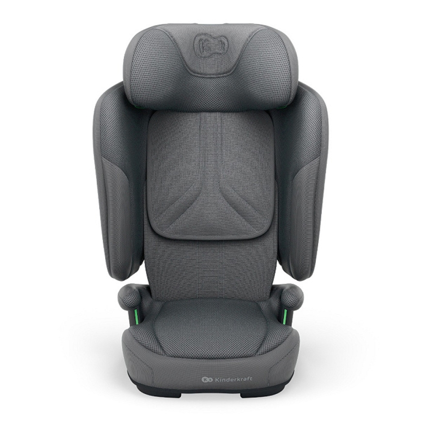 KINDERKRAFT - Salokāms bērnu autosēdeklis UNITY 2 i-Size 100-150 cm pelēks