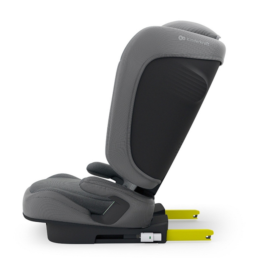 KINDERKRAFT - Salokāms bērnu autosēdeklis UNITY 2 i-Size 100-150 cm pelēks