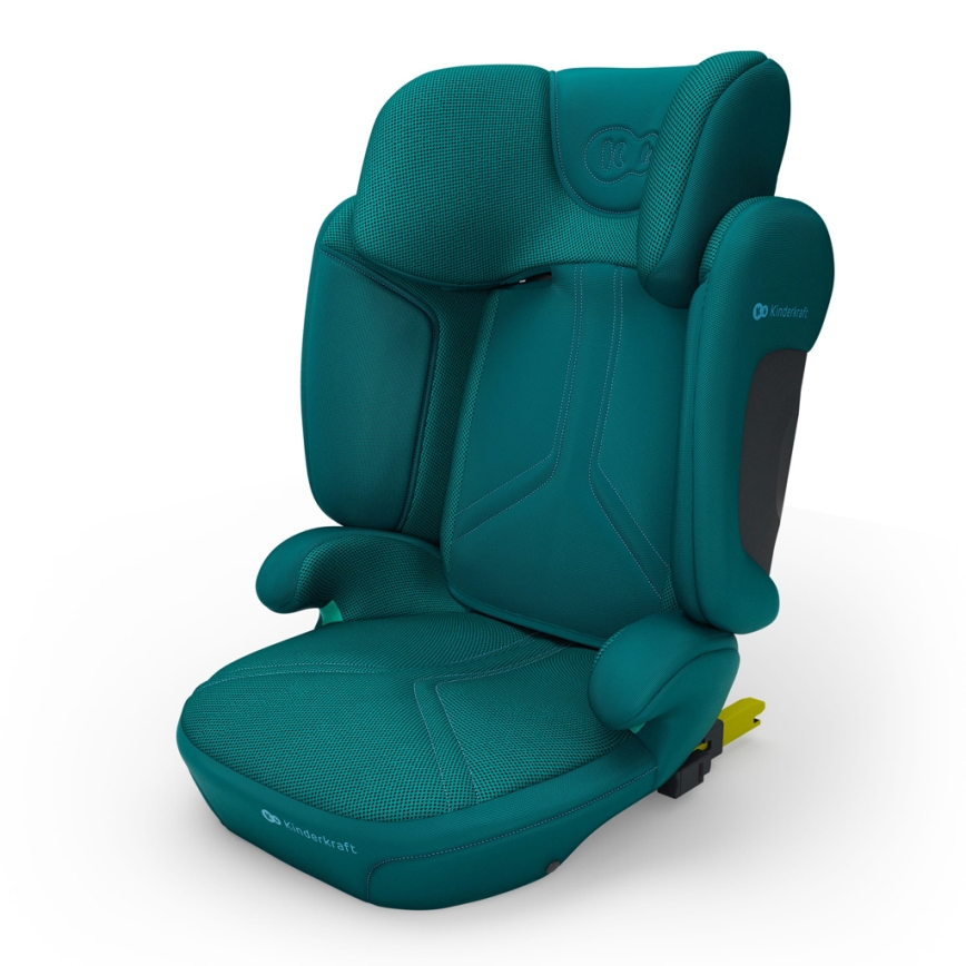 KINDERKRAFT - Salokāms bērnu autosēdeklis XPAND 2 PRO 100-150 cm tirkīza
