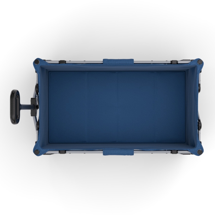 KINDERKRAFT - salokāms transporta ratiņš WAGON ROLLSTER, zils