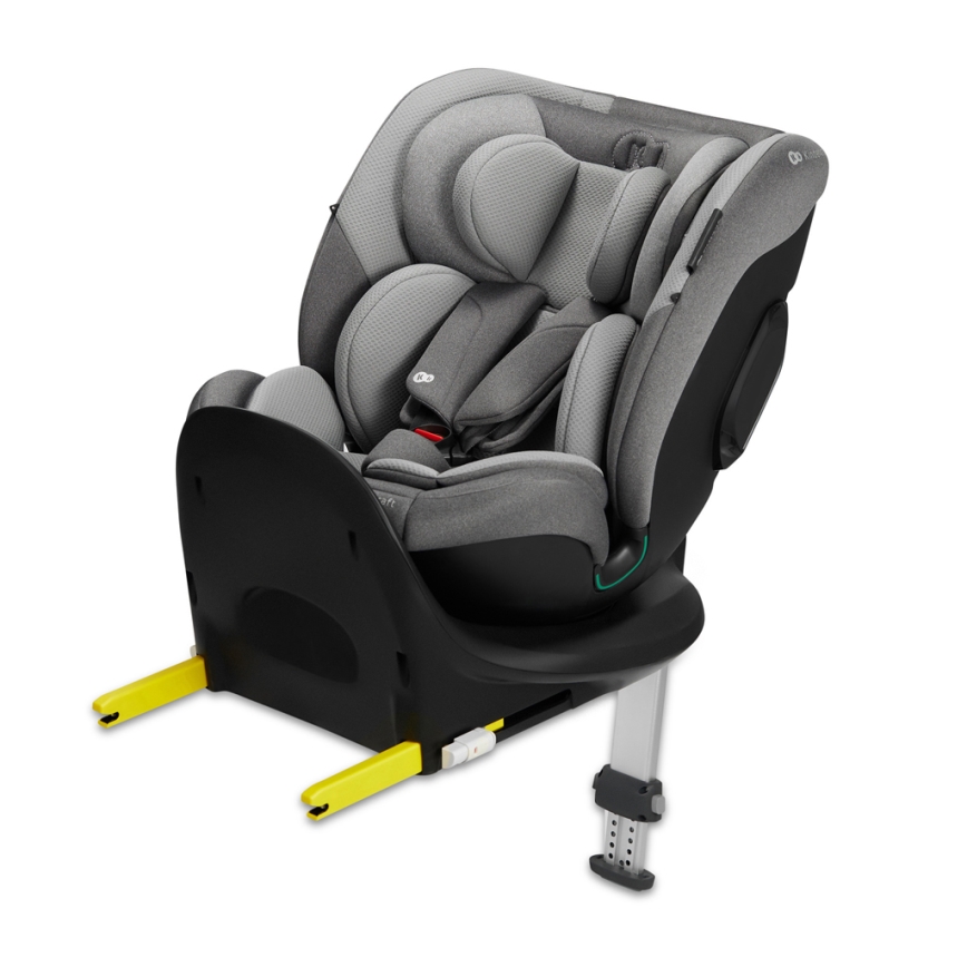 KINDERKRAFT SELECT - Autokrēsliņš I-FIX (40-150 cm) Cool pelēka