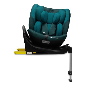 KINDERKRAFT SELECT - Bērnu autosēdeklis ar grozāmu I-FIX bāzi (40-150 cm) Harbor zils