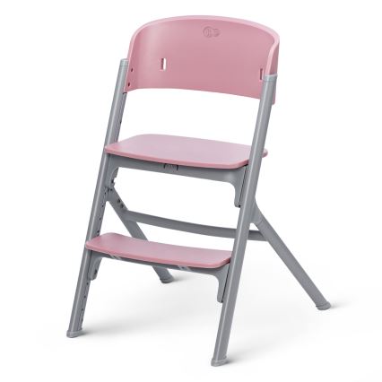 KINDERKRAFT SELECT - Bērnu barošanas krēsls 3in1 LIVY Premium Aster rozā