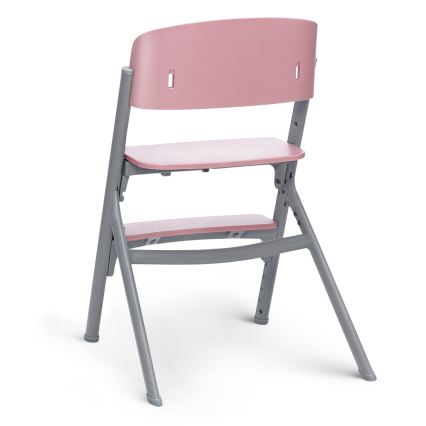 KINDERKRAFT SELECT - Bērnu barošanas krēsls 3in1 LIVY Premium Aster rozā