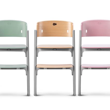 KINDERKRAFT SELECT - Bērnu barošanas krēsls 3in1 LIVY Premium Aster rozā
