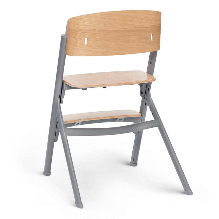 KINDERKRAFT SELECT - Bērnu barošanas krēsls 3in1 LIVY Premium ozols