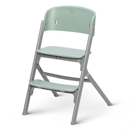KINDERKRAFT SELECT - Bērnu barošanas krēsls 3in1 LIVY Premium Olive zaļa + atpūtas krēsls CALMEE