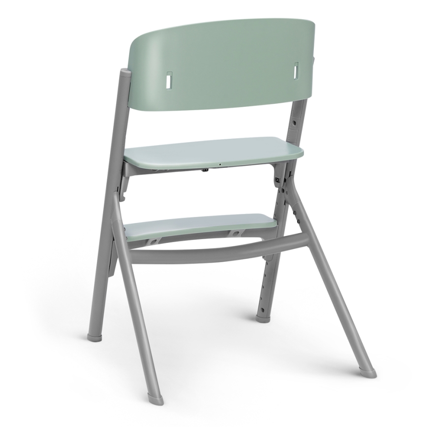 KINDERKRAFT SELECT - Bērnu barošanas krēsls 3in1 LIVY Premium Olive zaļa + atpūtas krēsls CALMEE