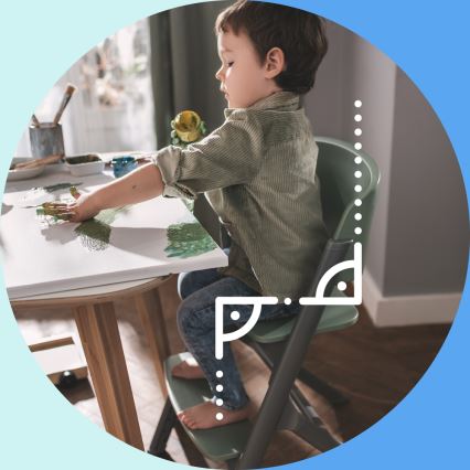 KINDERKRAFT SELECT - Bērnu ēdamkrēsls 3 vienā LIVY Premium olīvzaļš