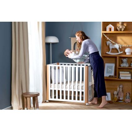 KINDERKRAFT SELECT - Bērnu gultiņa 4 vienā KOYA Premium buk/borovice