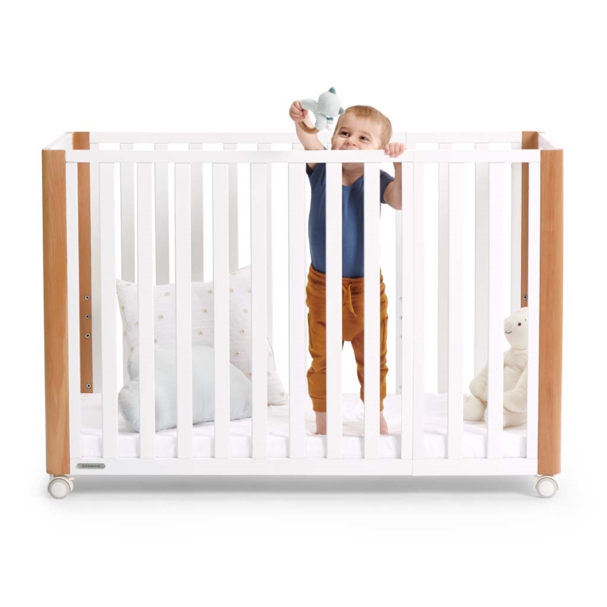 KINDERKRAFT SELECT - Bērnu gultiņa 4 vienā KOYA Premium buk/borovice