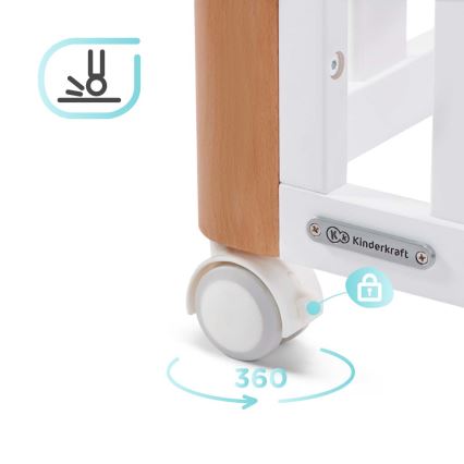 KINDERKRAFT SELECT - Bērnu gultiņa 4 vienā KOYA Premium buk/borovice