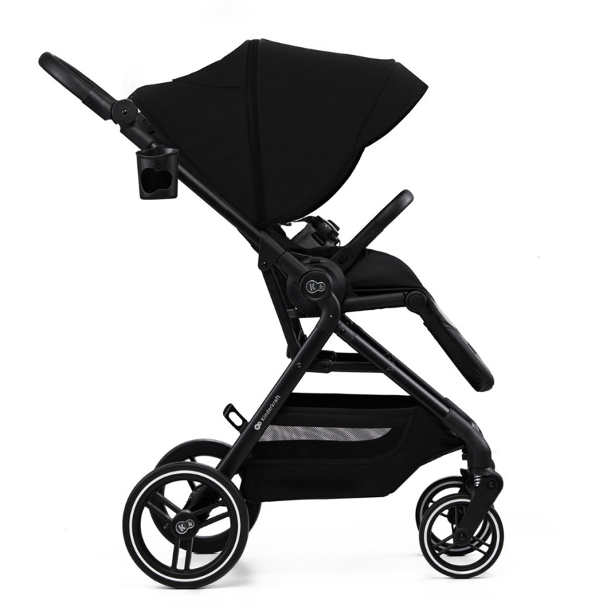 KINDERKRAFT SELECT - Bērnu ratiņi YOXI Pure melna