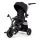 KINDERKRAFT SELECT - Bērnu trīsritenis 5in1 EASYTWIST Premium melna