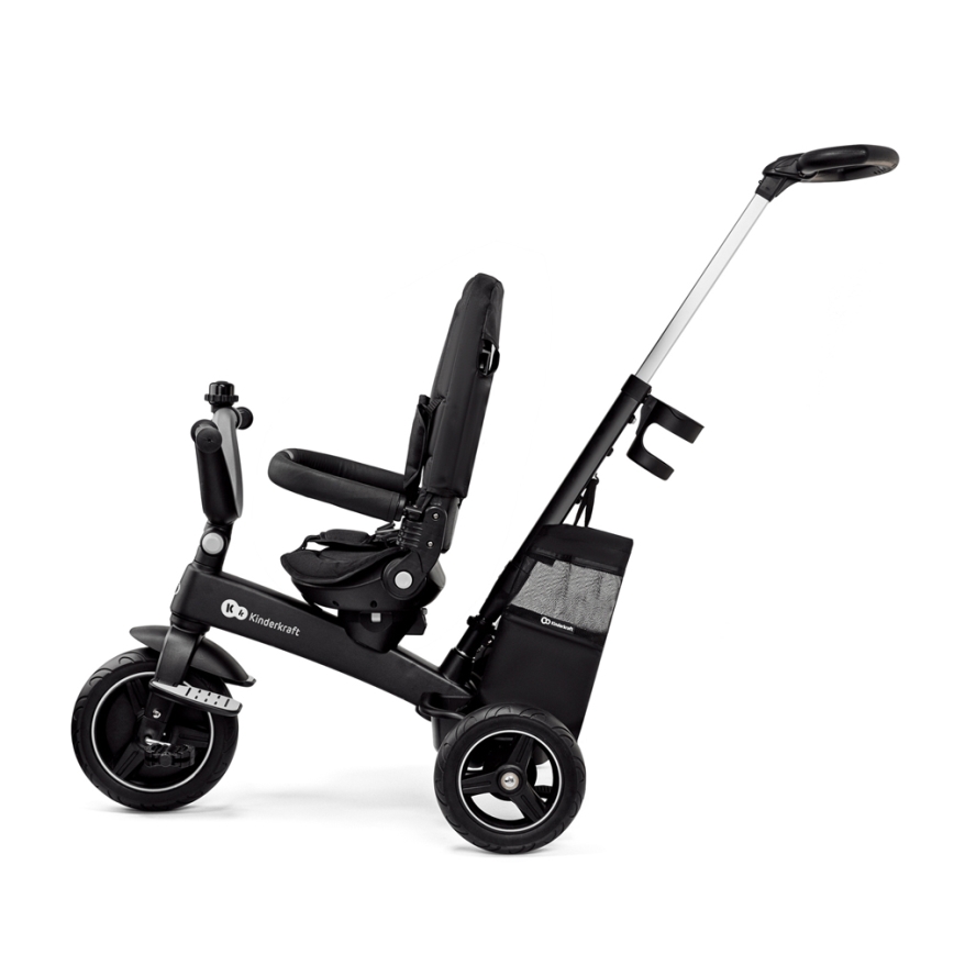 KINDERKRAFT SELECT - Bērnu trīsritenis 5in1 EASYTWIST Premium melna