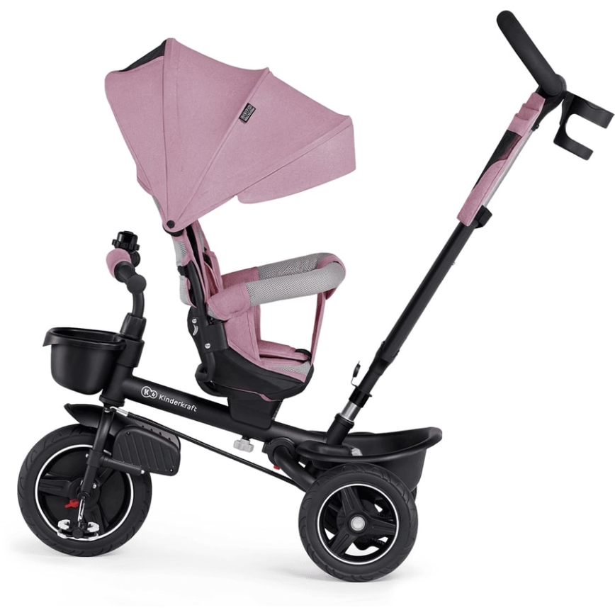 KINDERKRAFT - Bērnu trīsritenis 5in1 SPINSTEP, rozā