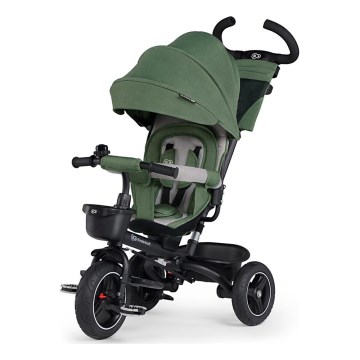 KINDERKRAFT SELECT - Bērnu trīsritenis SPINSTEP Premium zaļa