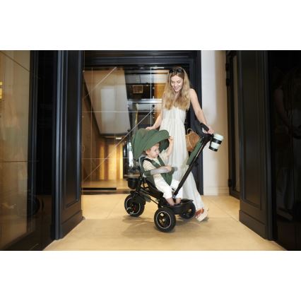 KINDERKRAFT SELECT - Bērnu trīsritenis SPINSTEP Premium zaļa