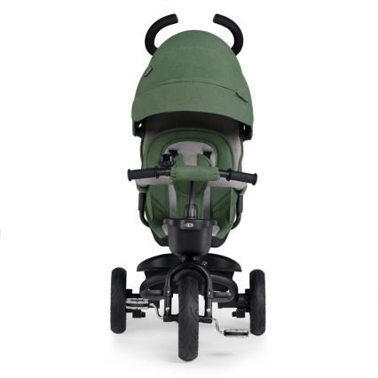 KINDERKRAFT SELECT - Bērnu trīsritenis SPINSTEP Premium zaļa