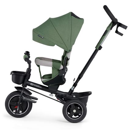 KINDERKRAFT SELECT - Bērnu trīsritenis SPINSTEP Premium zaļa