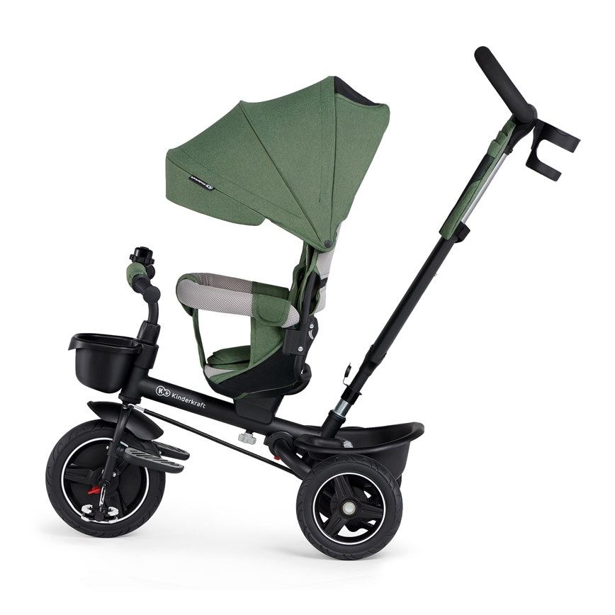 KINDERKRAFT SELECT - Bērnu trīsritenis SPINSTEP Premium zaļa