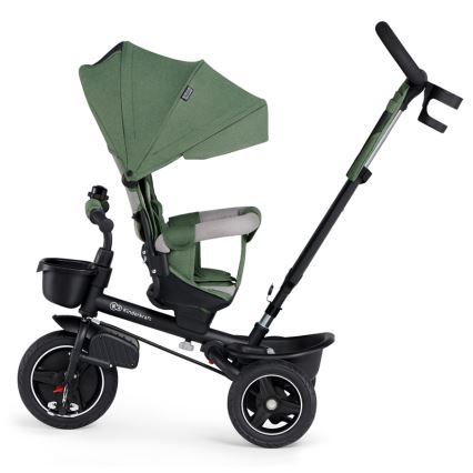 KINDERKRAFT SELECT - Bērnu trīsritenis SPINSTEP Premium zaļa