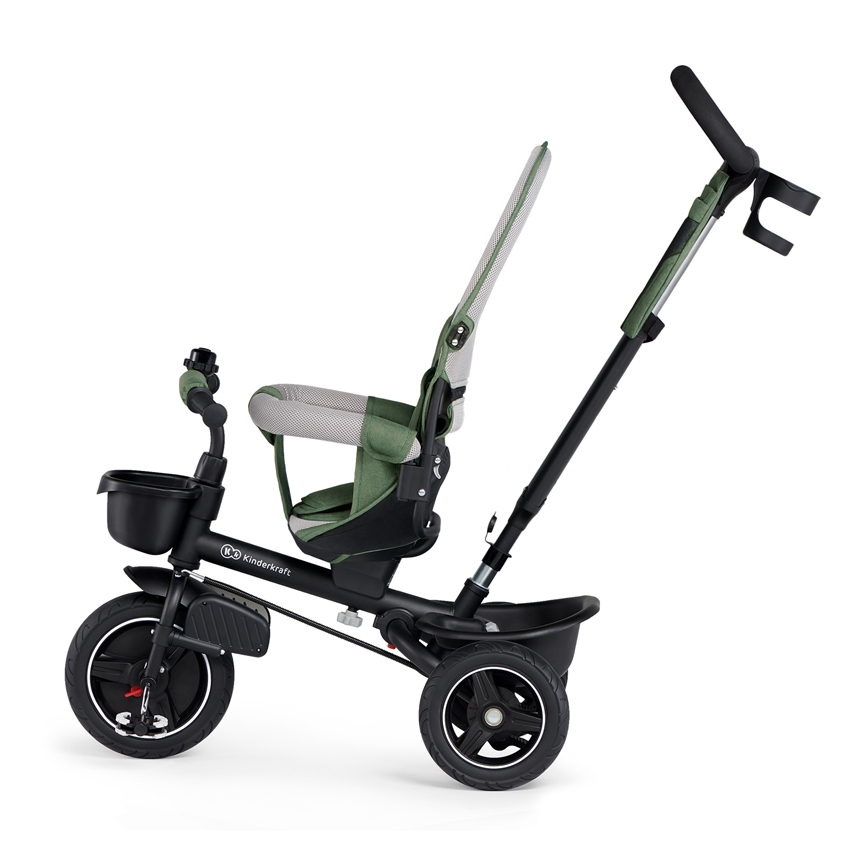 KINDERKRAFT SELECT - Bērnu trīsritenis SPINSTEP Premium zaļa