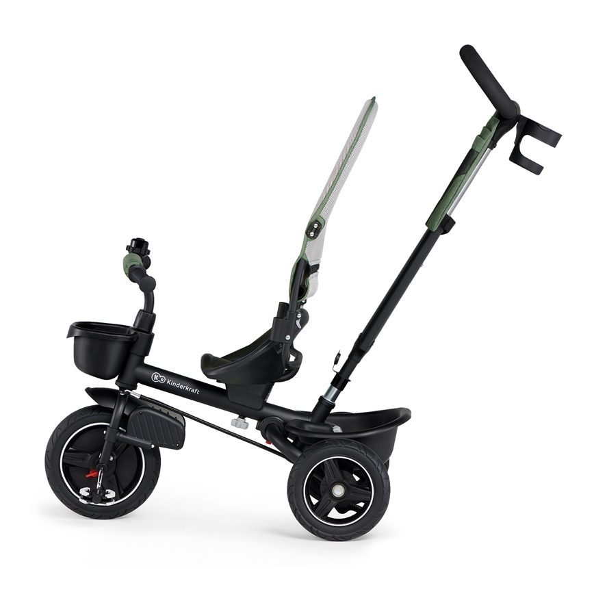 KINDERKRAFT SELECT - Bērnu trīsritenis SPINSTEP Premium zaļa