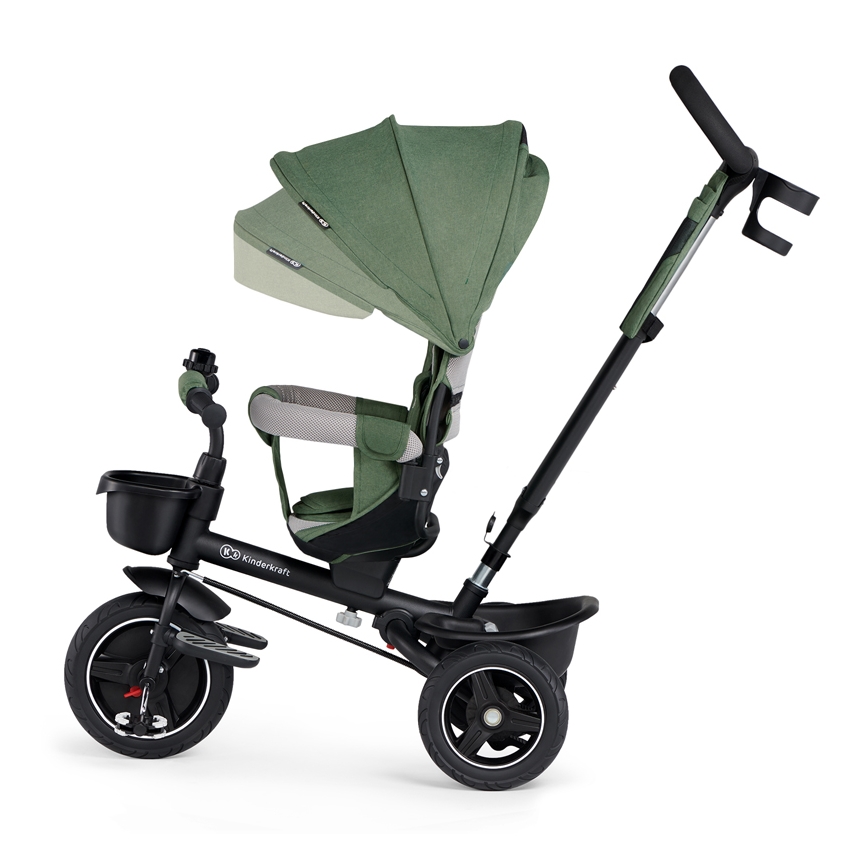 KINDERKRAFT SELECT - Bērnu trīsritenis SPINSTEP Premium zaļa