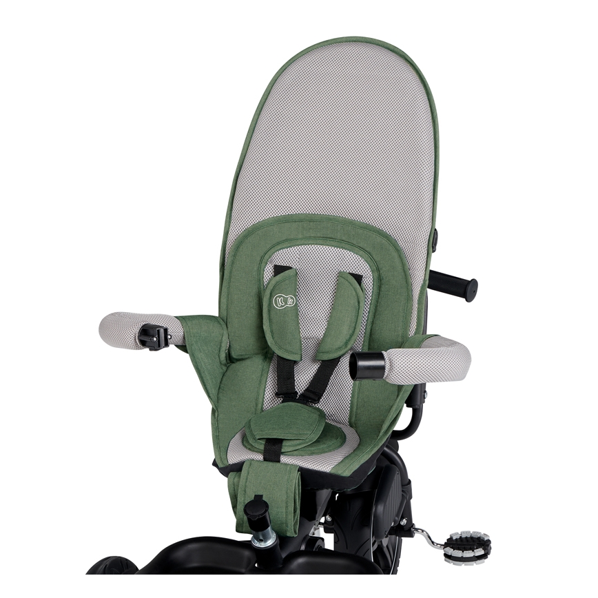KINDERKRAFT SELECT - Bērnu trīsritenis SPINSTEP Premium zaļa