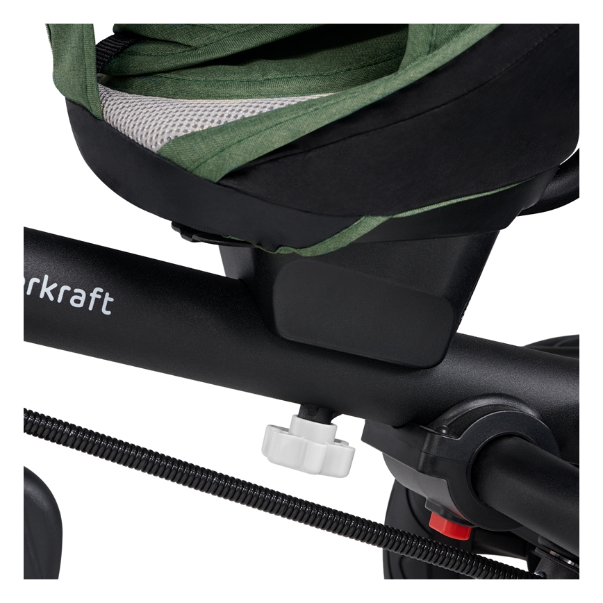KINDERKRAFT SELECT - Bērnu trīsritenis SPINSTEP Premium zaļa