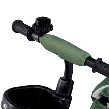 KINDERKRAFT SELECT - Bērnu trīsritenis SPINSTEP Premium zaļa