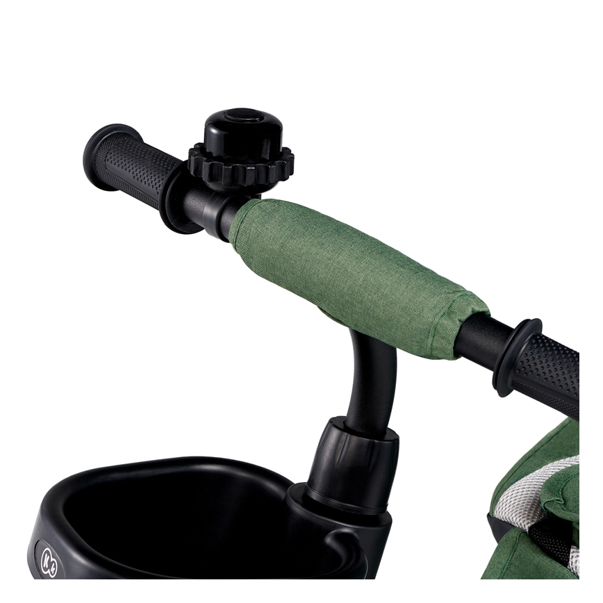 KINDERKRAFT SELECT - Bērnu trīsritenis SPINSTEP Premium zaļa