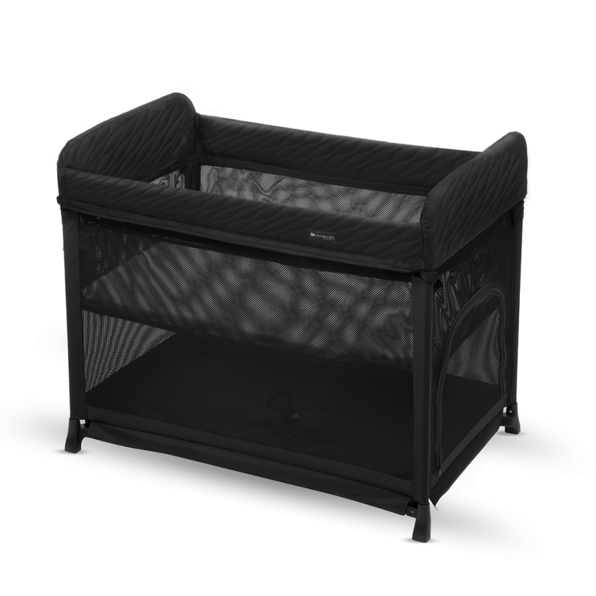 KINDERKRAFT SELECT - Ceļojumu gultiņa MOON DREAM melna