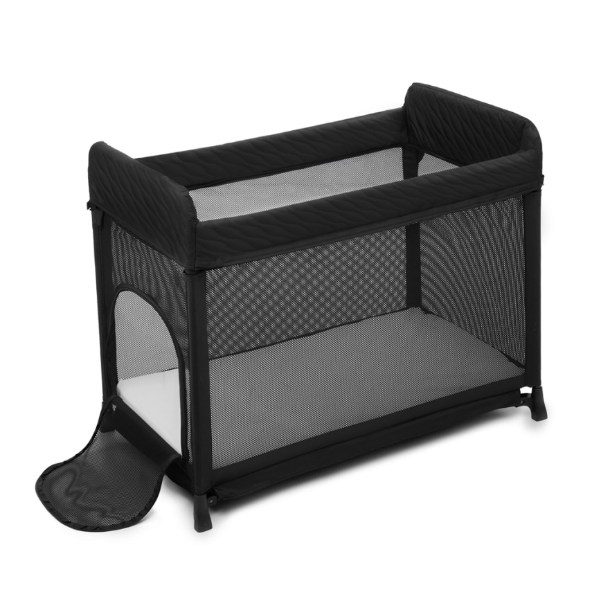 KINDERKRAFT SELECT - Ceļojumu gultiņa MOON DREAM melna