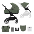 KINDERKRAFT SELECT - Kombinētie rati 2-in-1 YOXI Mystic green