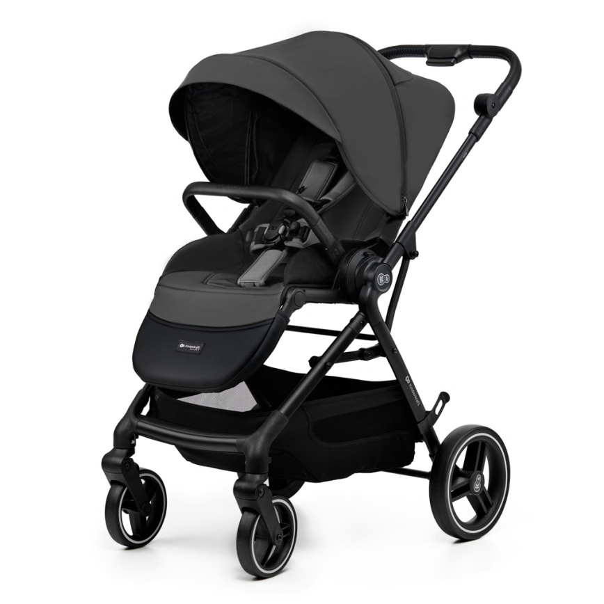 KINDERKRAFT SELECT - Kombinētie ratiņi 2in1 YOXI Moonlight pelēka