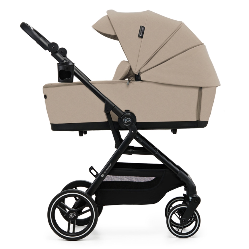 KINDERKRAFT SELECT - Kombinētie ratiņi 2in1 YOXI Sand bēša